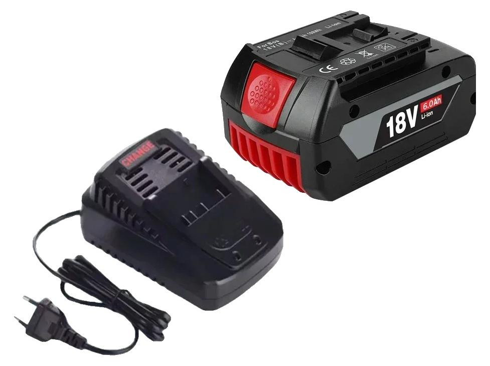 Bosch Oplaadbare Batterij 18V 6000mAh inclusief oplader