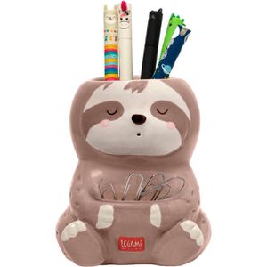 Legami Stiftehalter Desk Friends Sloth, Keramik, 1 Fach, braun