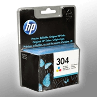 HP Tinte N9K05AE 304 CMY