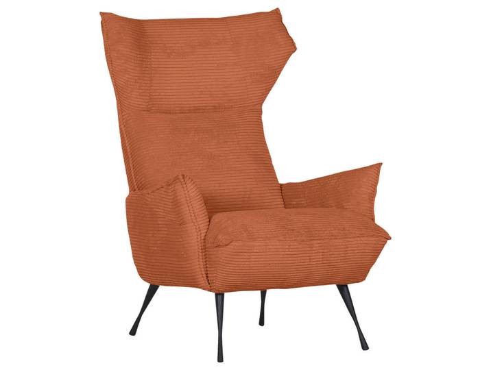 Mid.you Ohrensessel, Rostfarben, Metall, 83x110x92 cm, Stoffauswahl, Wohnzimmer, Sessel, Sessel