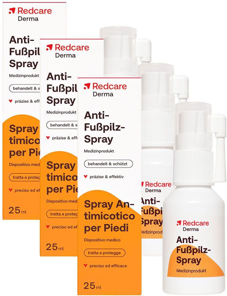 Redcare von Shop Apotheke Redcare Anti-Fusspilz-Spray 3er-Pack 3x25 ml Spray
