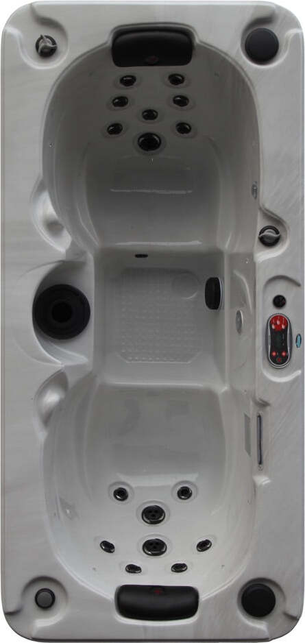 Whirlpool Yukon für 2 Personen, 213 x 100 cm, 16 Düsen, LED-Beleuchtung, Audiosystem, Aromatherapie