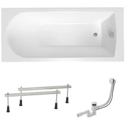 SAT Savero plus Rechteck-Badewanne SATSAV1600AN