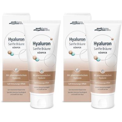 Hyaluron Sanfte Bräune Körperpflege Creme 2x 2x200 ml