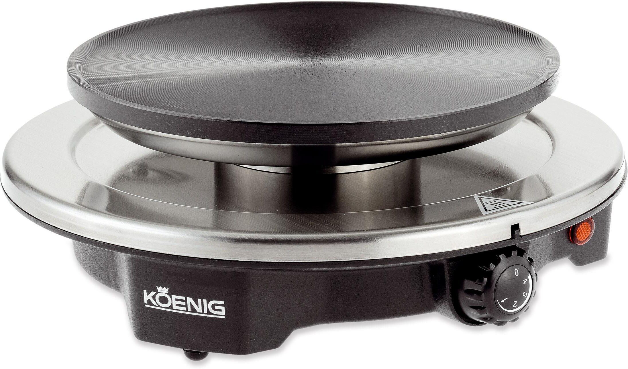 KOENIG Fondue "Bourguignonne/ Chinoise 8 Teile, Silber", silber (silberfarben), H:30cm Ø:22cm, Fondues, Fondue silberfarben Einheitsgröße