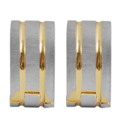 Klappcreolen ADELIA´S "Ohrringe – Klappcreole aus Edelstahl", Damen, Gr. Damen, Edelstahl, gold (silber), Ohrringe Klappcreolen, Ein stilvolles Geschenk für besondere Momente