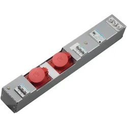Hager ZAH001L Steckdosenleiste, KVS, 2 x CEE 32A, 5-polig