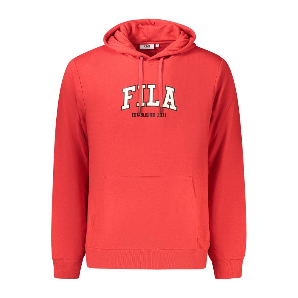 Fila Roter Baumwoll-Herren-Hoodie