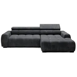 Ecksofa Bull Stoff Graphite