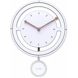 WANDUHR Design Weiß 29/29 cm