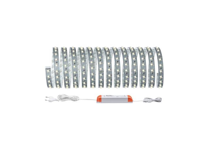 Paulmann MaxLED 500 Basisset IP20 warmweiß 5m 500, dimmbar, alu / grau / zink, für Wohn- / Esszimmer, Metall, Modern