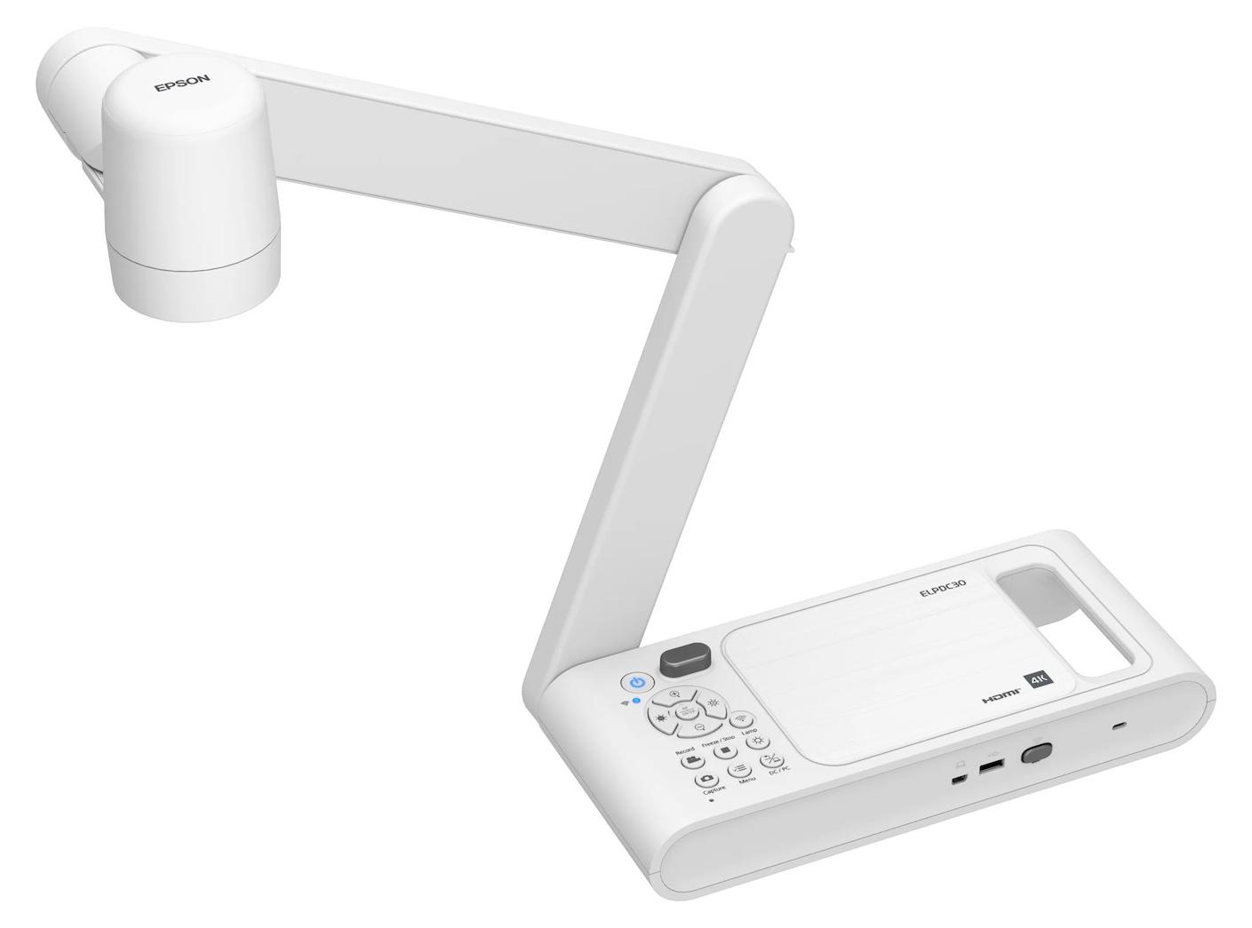 Epson ELPDC30, 13 MP, 25,4 / 3,2 mm (1 / 3.2"), CMOS, 320 x 180, 320 x 240, 320 x 288 (QVGA), 640 x 360, 640 x 480 (VGA), 1024 x 768 (XGA), 1280 x 1024..., 4K Ultra HD, 60 fps