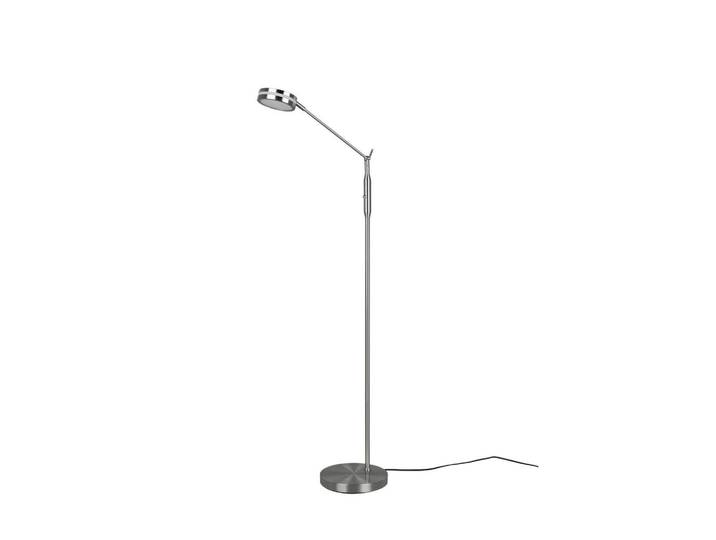 Trio Leuchten Led-Stehleuchte, Nickelfarben, Metall, 23x133x23 cm, Lampen & Leuchten, Innenbeleuchtung, Stehlampen, Stehlampen