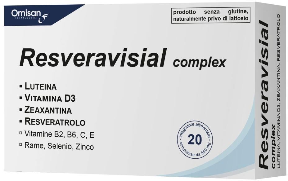 OMISAN FARMACEUTICI Srl RESVERAVISIAL COMPLEX 20CPR