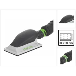 Festool, Schleifmittel, Schleifklotz HSK-A 80x130 (P80)