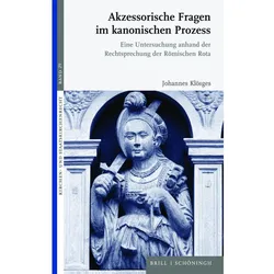 Akzessorische Fragen im kanonischen Prozess, Fachbücher von Johannes Klösges