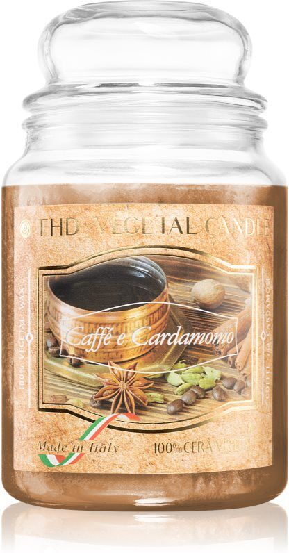 THD Vegetal Caffe´ e Cardamomo scented candle 600 g