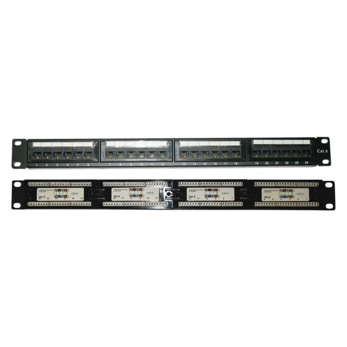 XtendLan / Patch panel / 19" / 24 portů / Cat6 / LSA/110 (XL-PP19-24C6UD)