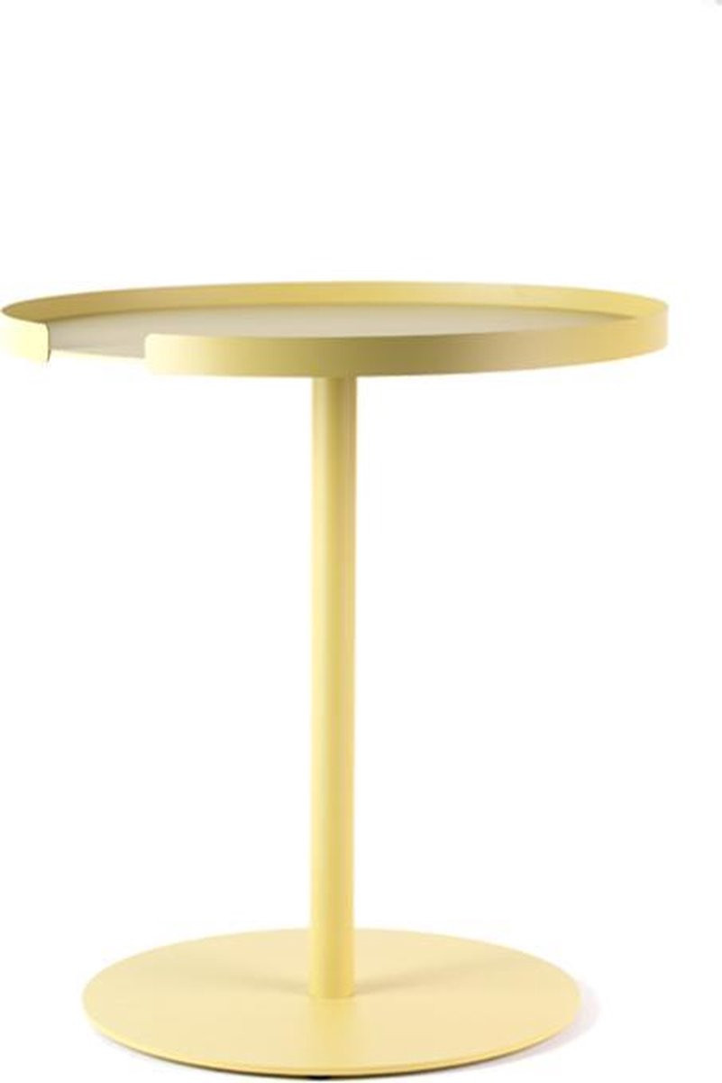 Designbite Big Hug Bijzettafel - Lemon - Geel - B/D/H: 36 x 39 x 36 cm