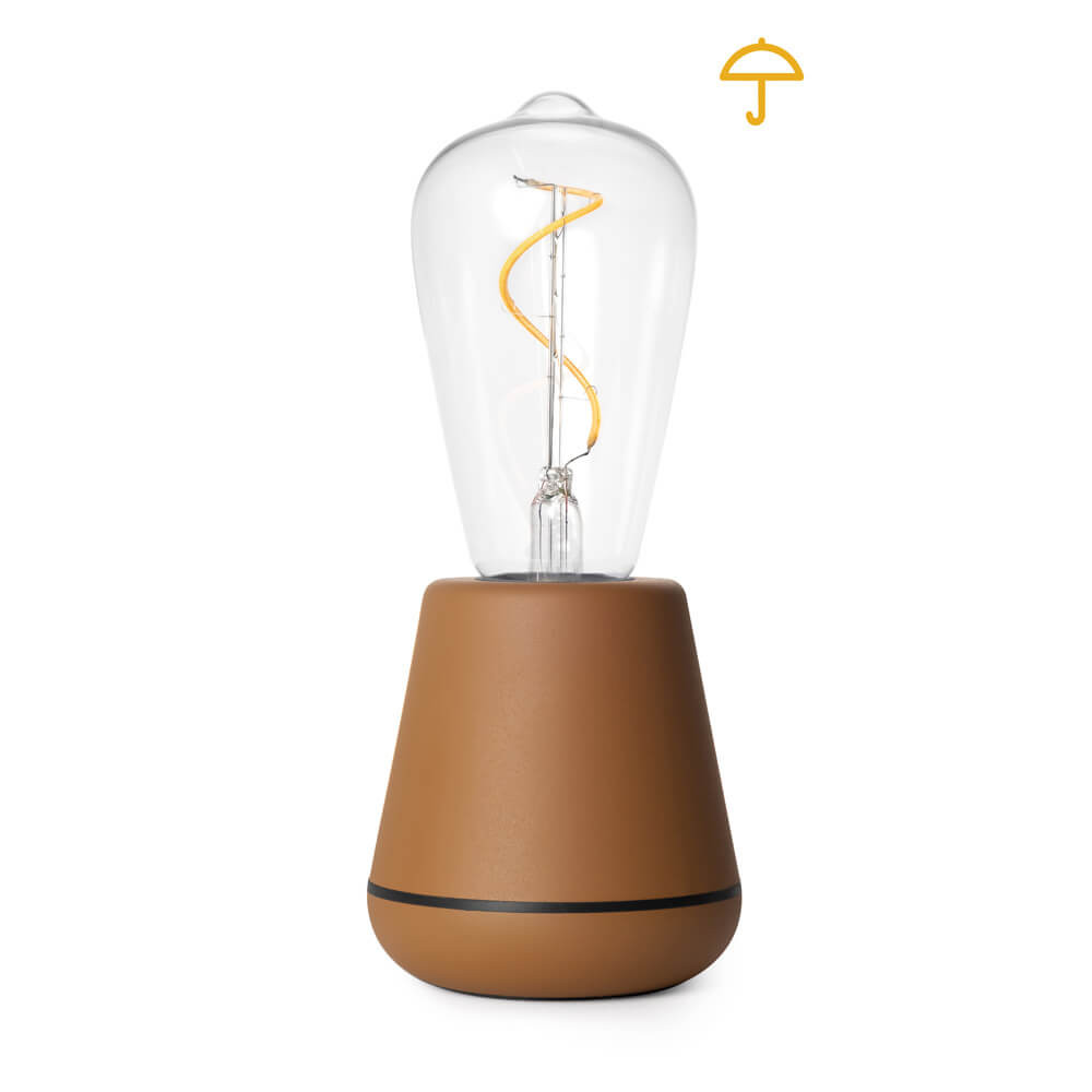 Humble One Cinnamon Oplaadbare Tafellamp - Bruin - IP65