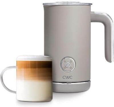 COOK WITH COLOR 4-in-1 Electric Milk Steamer and Frother - 2-Minute Heating and Frothing, Hot and Cold Foam Maker