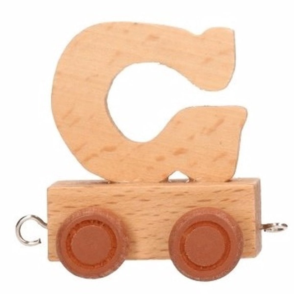 Houten letter trein G voor kinderen
