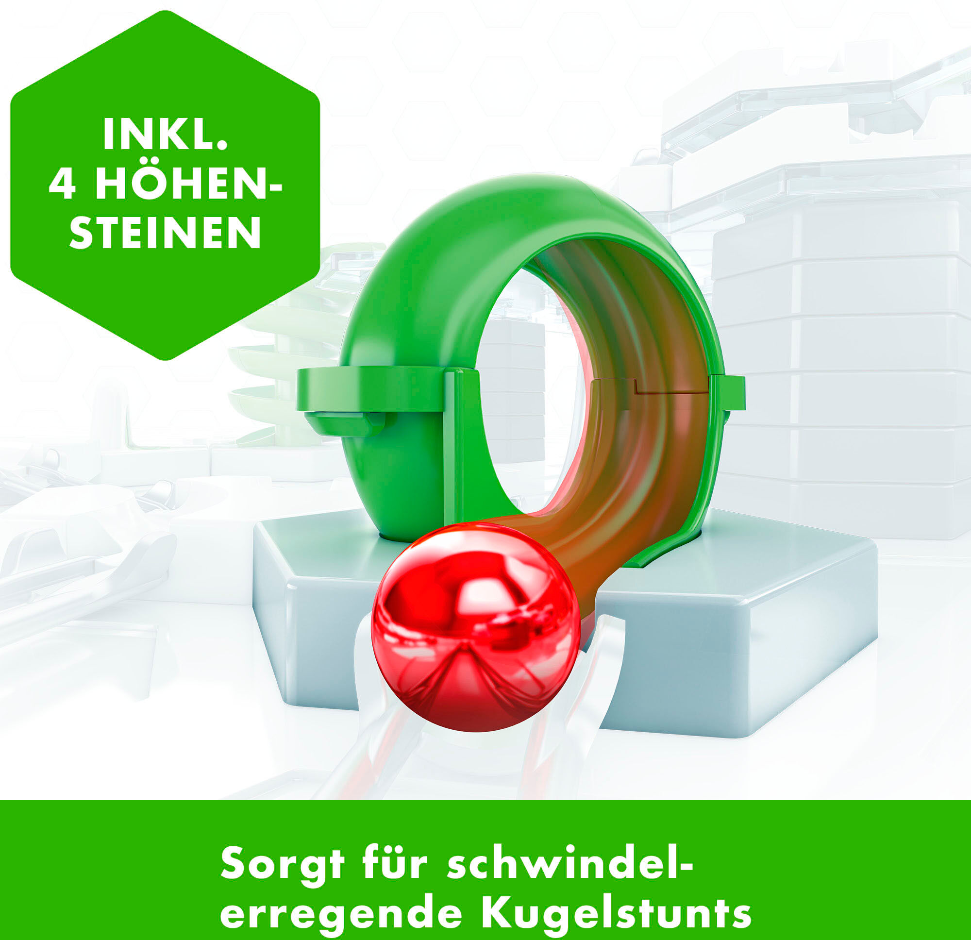 Kugelbahn-Bausatz RAVENSBURGER "GraviTrax Element Looping", bunt, Kugelbahnen, Kinder, Kunststoff, Kugelbahn-Bausatz, Made in Europe