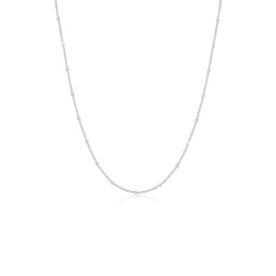 Kette ohne Anhänger ELLI "Halskette Kugelkette Silberkette Fein 925 Silber" Gr. 55, silber, Halsketten, Damen, 55, ohne Stein, Silber 925 (Sterlingsilber)