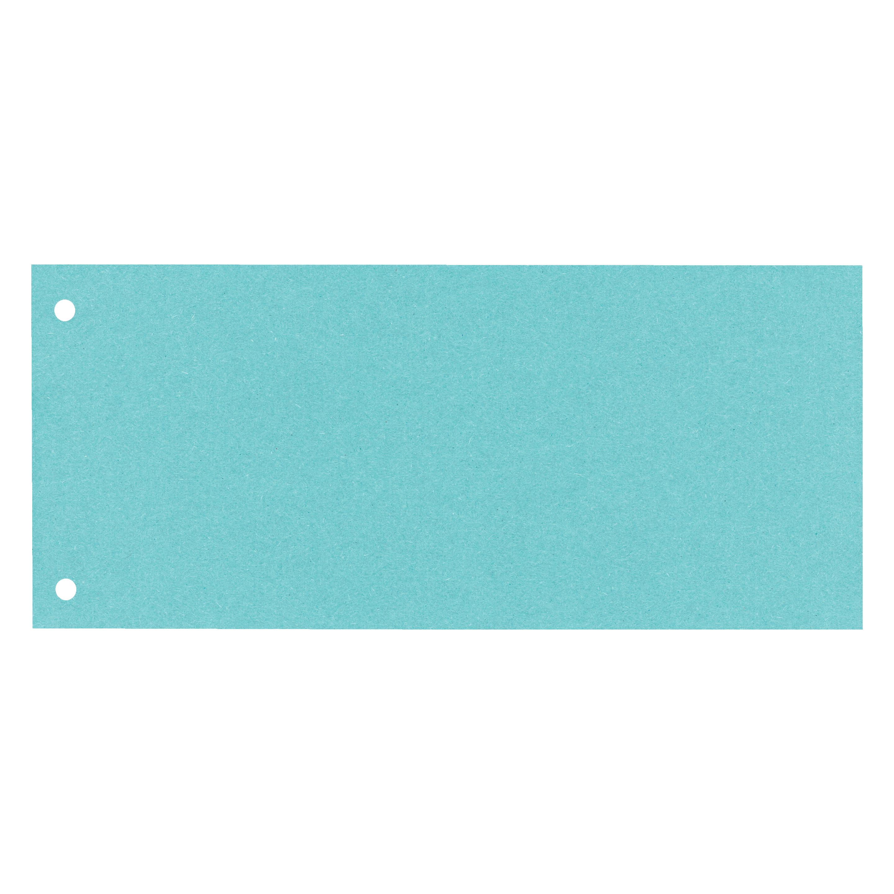 Leitz Esselte Trennstreifen, für A4-Format, perforiert, blauer Manilakarton 190 g/qm, Abmessungen: (20996)