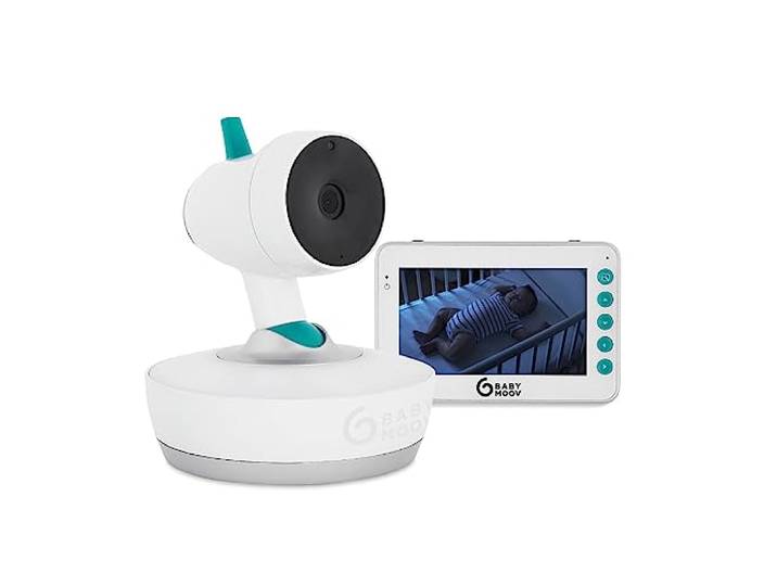 Babymoov Babyphone YOO-Moov - 360 Grad Kamera mit Fernsteuerung, 4,3 Bildschirm