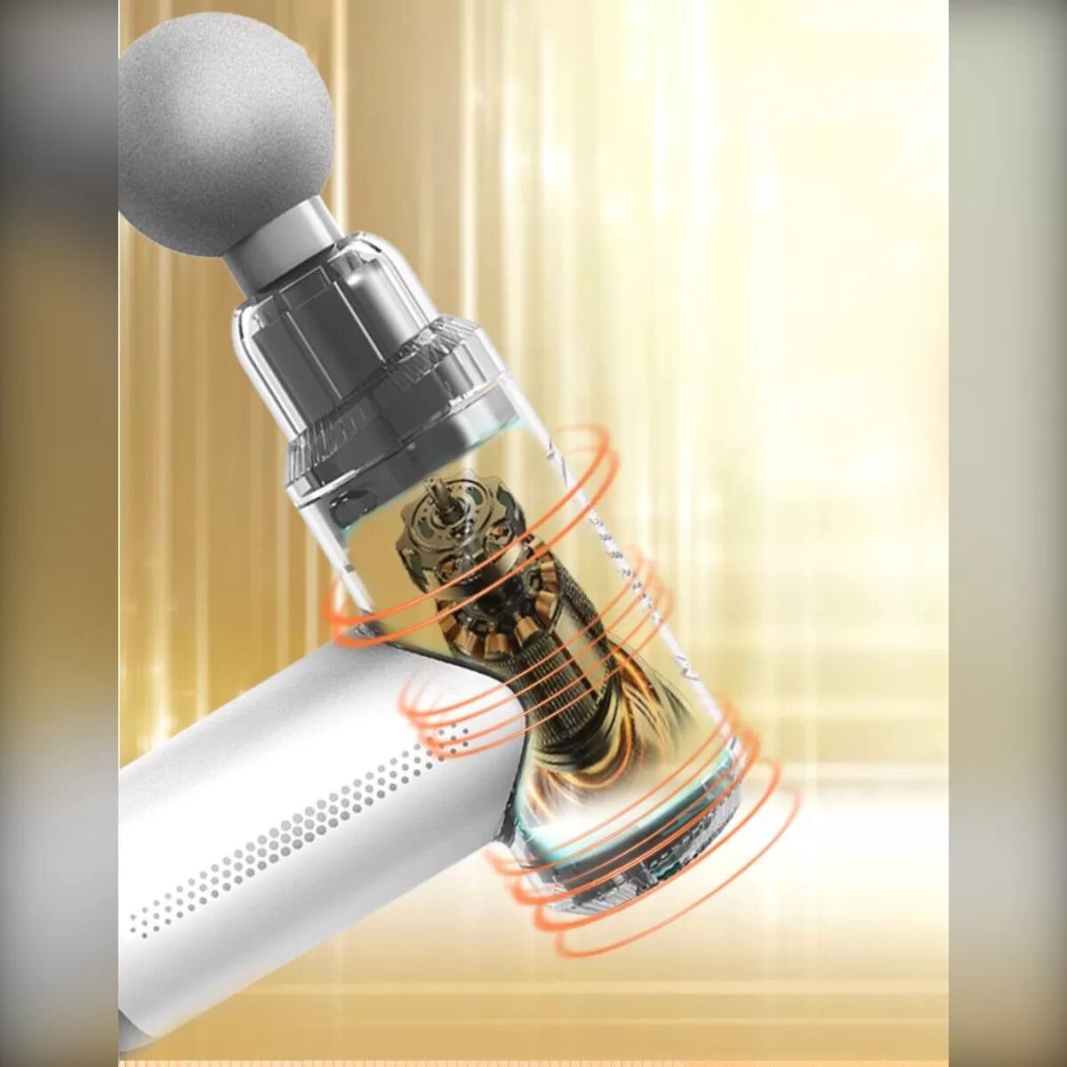 INF Intelligentes Faszienmassagegerät — Leiser Hochmomentmotor, 4 Stufen, USB aufladbar, 1800mah