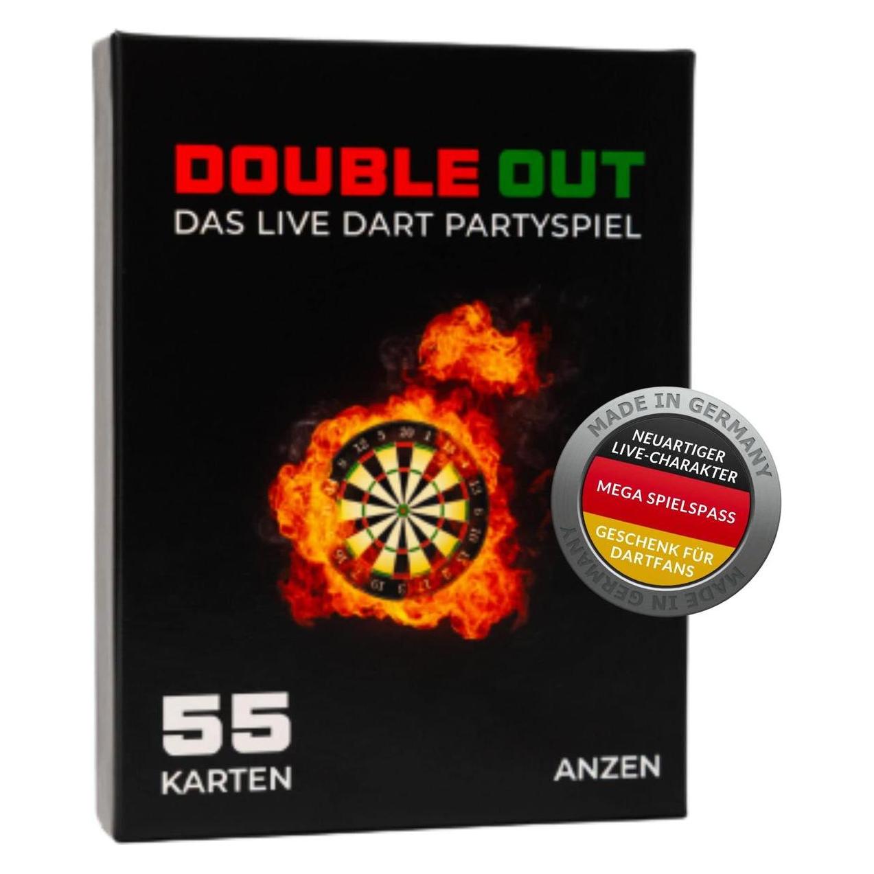 Anzen Spiele ANZEN - DOUBLE OUT - Das Live Dart Trinkspiel (4270002577367)