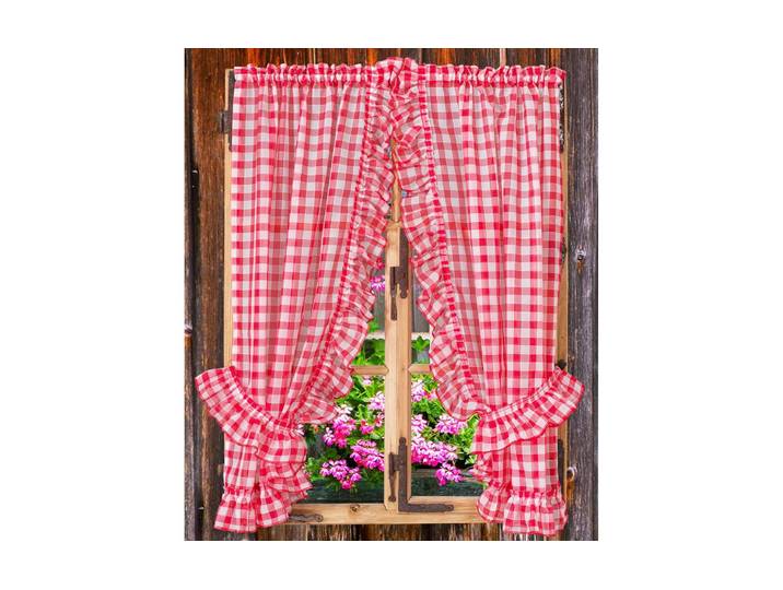 Vorhang Casa Leon Volants Vitragen 95 cm x 130 cm , bunt, B:95cm H:130cm, Polyester, Gardinen, Vorhang