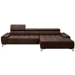 Ecksofa Palladio Stoff Chocolate