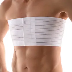 Bort Elastischer Rippengurt Männer Weiss Large 1 ST