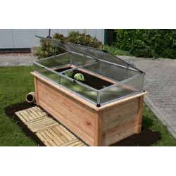 KGT Frühbeet Aufsatz für Hochbeet "Woody 210",,2,07 x 0,91 x 0,31 m (B x T x H)