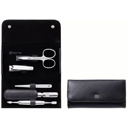 ZWILLING Beauty Classic Inox Nageletui 6 teilig Leder schwarz