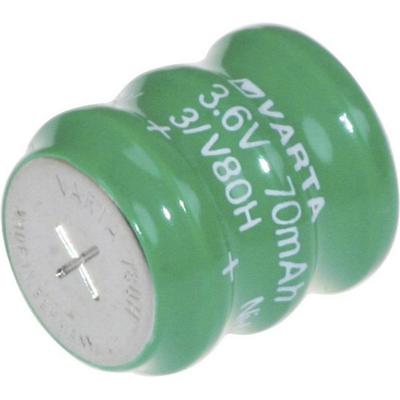 Varta V3/80H Knopfzellen-Akku 80H NiMH 80 mAh 3.6V 1St.