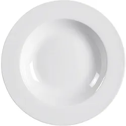 6x Gretsch Suppenteller Classico Ø21,5cm weiss, Teller, Weiss