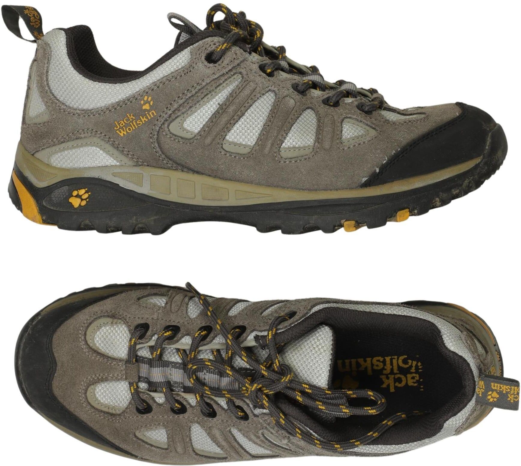 Jack Wolfskin Damen Halbschuh, Grau, Gr. EU 40 (UK 6.5), Leder - Second Hand