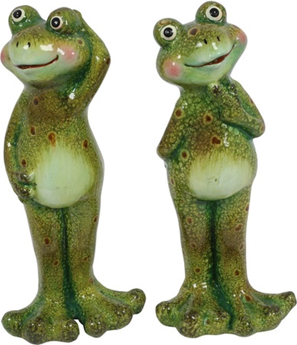 Countryfield Set van 2 Kikker decoratiefiguren H26cm