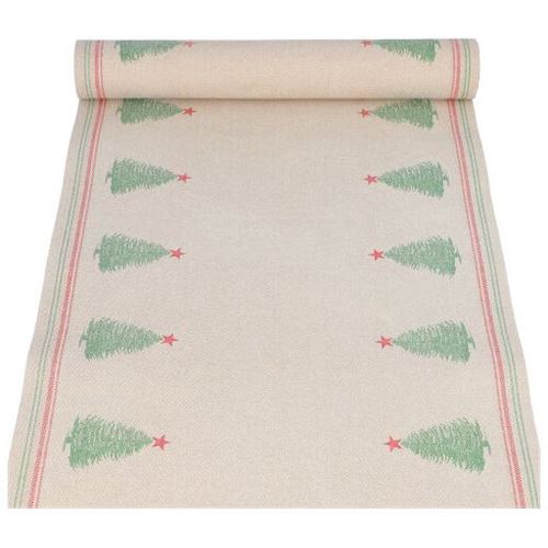 PAPSTAR Tischläufer Christmastree with Star 89780 mehrfarbig 40,0 cm x 3,0 m