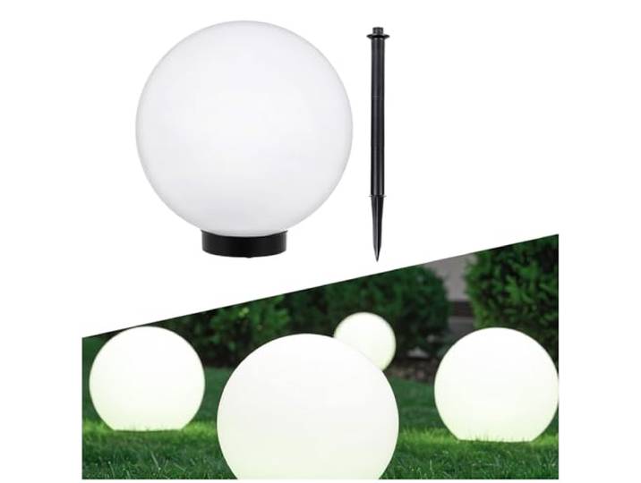 Green Blue GB Lampe solaire LED pose libre lampe de jardin - balle (20x20blanc)