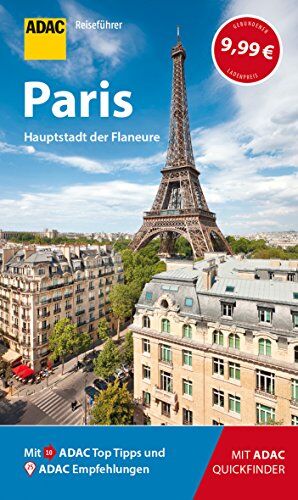 Jonas Fieder - ADAC Reiseführer Paris: Der Kompakte mit den ADAC Top Tipps und cleveren Klappkarten - Preis vom 07.10.2026 11:45:10 h