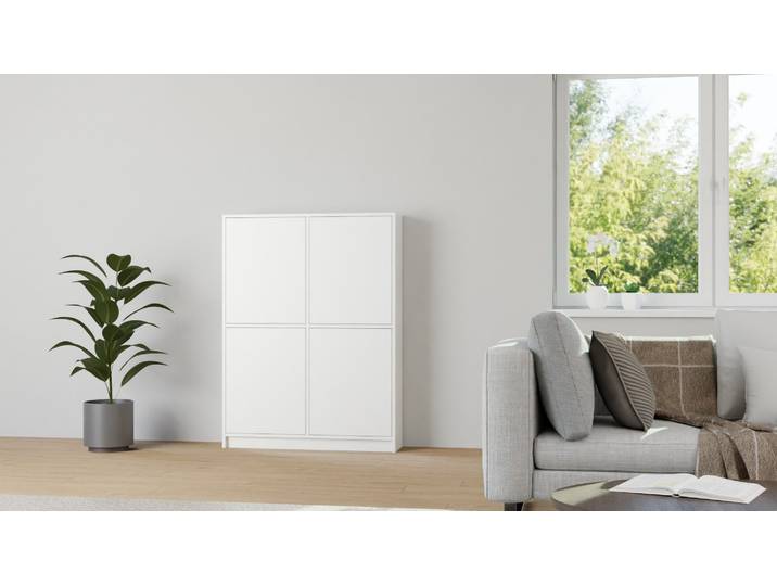 Regal mit geschlossenen Fronten MDF Beschichtet