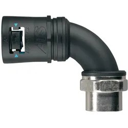 ABB AT21/M20/CSF90/BLB Verschraubung, 90 Grad, NC21, feststehendes Aussengewinde M20, 7TCA296170R0267  - 10 Stück