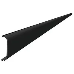 SL Rack Fassadensystem Abdeckprofil - 4575 mm, schwarz elox