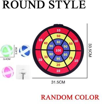 Inspired Finds Montessori Sticky Ball Dart Board Target Game For Kids Ages 4 To 6 round