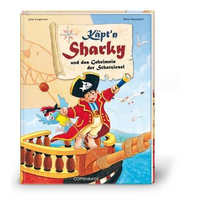 Käpt'n Sharky und das Geheimnis der Schatzinsel, Gebundene Ausgabe von Jutta Langreuter, Coppenrath