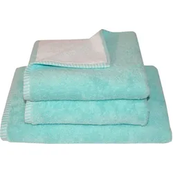 Dyckhoff Frottierserie Doubleface mint Handtuch 50 x 100 cm, 6 Stück